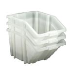 Barton Mf Storage Bins Red Lids Pk4