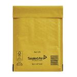 Bubble Lined Bag Gold 150X210 Pk100