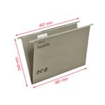 Multifile Foolscap Green 50