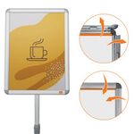 Nobo Premplus A3 Poste Stand Snap