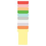 Nobo T-Card Size 2 Yellow Pk100