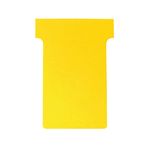 Nobo T-Card Size 2 Yellow Pk100
