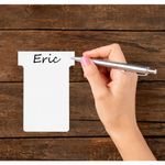 Nobo T-Card Size 4 White Pk100