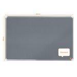 Nobo Prem Plus Felt Brd 900X600 Grey