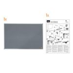 Nobo Essence Felt Board 600X450 Grey