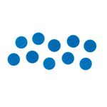 Nobo Whiteboard Magnets 38 Blu Pk10