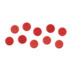 Nobo Whiteboard Magnets 38 Red Pk10
