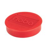 Nobo Whiteboard Magnets 38 Red Pk10