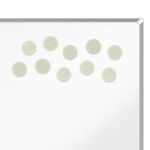 Nobo Whiteboard Magnets 38 Wht Pk10