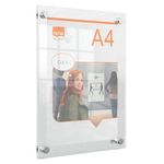Nobo A4 Acrylic Wall Mounted Frame