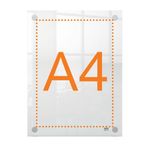 Nobo A4 Acrylic Wall Mounted Frame