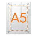 Nobo A5 Acrylic Wall Mounted Frame