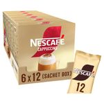 Nescafe Cappuccino Sachets Pk72