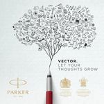 Parker Vector Black Fountain Pen Med