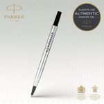 Parker Blk Rollerball Pen Rfl Pk12