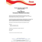 Pentel Maxiflo Wbrd Marker W/Eraser