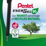 Pentel Energel Rb Capstyl Eco Bk P12