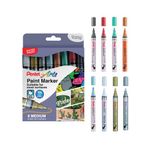 Pentel Pnmk Med Bullet Ast Met Pk8