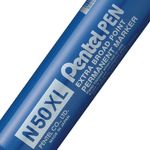 Pentel Marker Chisel Tip Blue Pk6