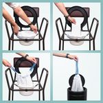 Aidapt Commode Liners W/Pads Pk50