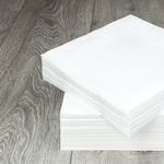 Poppies 1-Ply Nap 30Cm Wht Pk5000