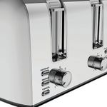 Igenix 4 Slice Toaster 1500W Ssteel