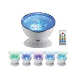 Ocean Wave Projector Lamp White
