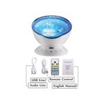 Ocean Wave Projector Lamp White