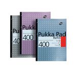 Pukka Side 4 Hole Refill Pad A4 Pk5