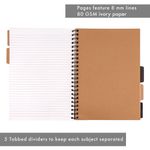 Pukka Pad Kraft Project Book A4 Pk3