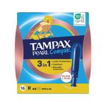 Tampax Compak Prl Tampon Reg X16 Pk8