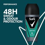 Sure Men Roll On Sensitive 50Ml Pk6