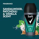 Sure Men Roll On Sensitive 50Ml Pk6