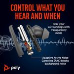 Poly Free60 Uc Earbuds Ts Chge Case