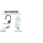 Poly Blackwire 3315 Usb-C/A Hset