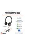 Poly Blackwire 3320 Usb-C/A Hset