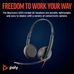 Poly Blackwire 3225 Usb-C/A Headset