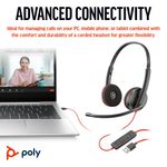 Poly Blackwire 3220 Ster Usb-C Hset