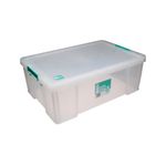 Storestack 51L Storage Box Clear