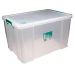 Storestack 85L Storage Box Clear