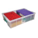 Storestack 37L Storage Box Clear