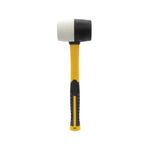 Comb Rubber Mallet 16Oz Blk/Wht Pk6