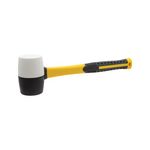 Comb Rubber Mallet 16Oz Blk/Wht Pk6