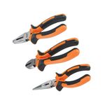 Rolson 3 Piece Pliers Set 150Mm Pk6
