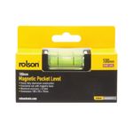 Rolson Magn Pocket Level 100Mm Pk12