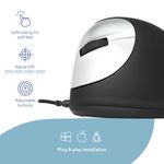 R-Go He Break Vertical Mouse Lh Med