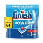 Finish Power Dishwsh Tab Lem X61 Pk5