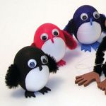 Stick On Jumbo Wiggly Eyes Blk Pk100