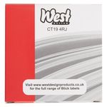 Blick Disp S/A Label 19Mm Blu Pk1280