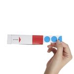 Blick Disp S/A Label 19Mm Blu Pk1280